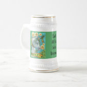 St. Patrick's Day LUCK OF AN IRISH UNICORN STEIN Bierglas (Vorderseite Links)