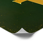 St. Patrick's Day Luck Of The Irish Clover Martini Poster (Ecke)