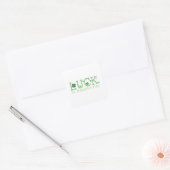 St. Patrick's Day Luck Square Sticker (Umschlag)