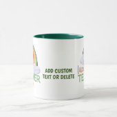 St Patrick's Day Luckiest Lehrer je Regenbogen Tasse (Zentrum)