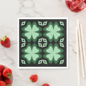 St Patrick's Day Lucky 4-Blatt-Kleber Serviette (Beispiel)