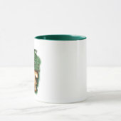 St. Patrick's Day Lucky AF Irish Marquee Lights Tasse (Zentrum)
