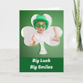 St. Patrick's Day Lucky Card Karte (Vorderseite)