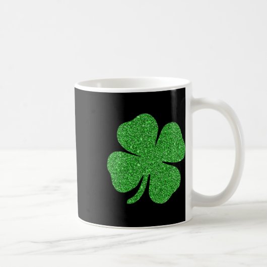 St. Patrick's Day Lucky Charm Green Irish Clover S Kaffeetasse (Rechts)