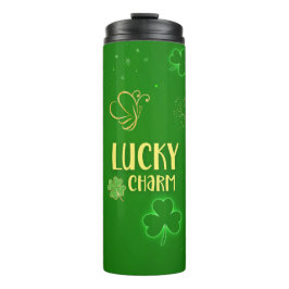 St Patricks Day Lucky Charm Irish Tumbler Thermosbecher