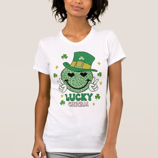 St Patrick's Day Lucky Charm Shirt, Lucky T-Shirt (Vorderseite)