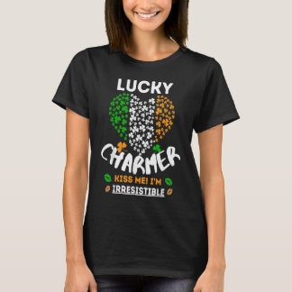 St. Patrick's Day Lucky Charmer Küss mich, ich bin T-Shirt