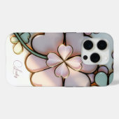 St Patricks Day Lucky Clover Festhalten Glas-Effek Case-Mate iPhone Hülle (Rückseite (Horizontal))