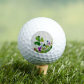 St Patrick's Day Lucky Clover Golfball (Insitu T-Shirt)