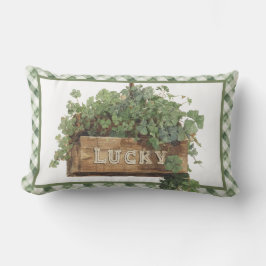 St Patrick's Day Lucky Clover Lendenkissen