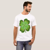 St Patricks Day Lucky Clover T-Shirt (Vorne ganz)