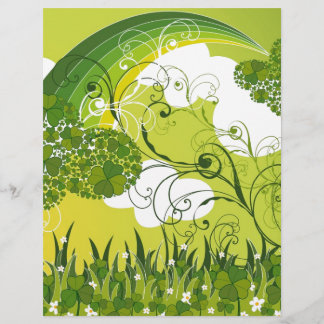 St. Patrick's Day Lucky Clovers Kleeblatt irisch Flyer