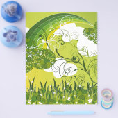 St. Patrick's Day Lucky Clovers Kleeblatt irisch Flyer (Einzeln)