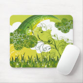 St. Patrick's Day Lucky Clovers Kleeblatt irisch Mousepad (Mit Mouse)