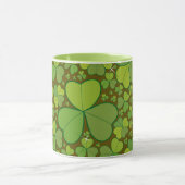 St. Patrick's Day Lucky Clovers Kleeblatt irisch Tasse (Zentrum)