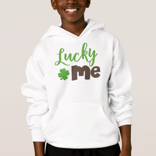 St. Patrick's Day, Lucky Clovers, Lucky Me Hoodie (Vorderseite)