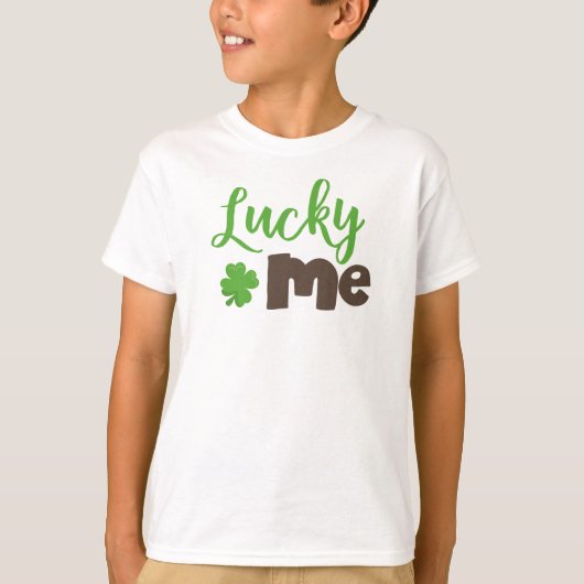 St. Patrick's Day, Lucky Clovers, Lucky Me T-Shirt (Vorderseite)