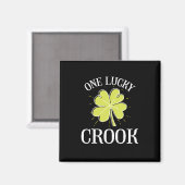 St Patricks Day Lucky Crook Geschenk Magnet (Vorderseite/Rückseite)