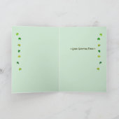 St. Patrick's Day Lucky Dance Template Karte (Innenseite)