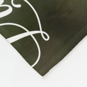 St. Patrick's Day Lucky Dog Custom Foto Fleecedecke (Ecke)