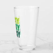 St. Patrick's Day Lucky Graphic Glas (Links)