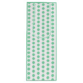 St. Patrick's Day Lucky Green Clover Kleeblatt Geschenktüte Für Weinflaschen (Vorderseite)