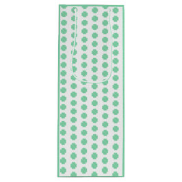 St. Patrick's Day Lucky Green Clover Kleeblatt Geschenktüte Für Weinflaschen