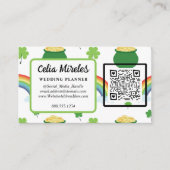 St Patricks Day Lucky Green Kleeblatt Rainbows Begleitkarte (Vorderseite)