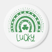 St.Patricks Day Lucky Green Magnet (Vorne)