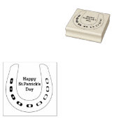 St. Patrick's Day Lucky Horseshoe Gummistempel (Stempel)