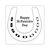 St. Patrick's Day Lucky Horseshoe Gummistempel (Prägung)