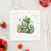 St. Patrick's Day Lucky Igel Serviette (Beispiel)