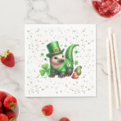 St. Patrick's Day Lucky Igel Serviette (Beispiel)