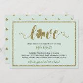 St. Patrick's Day Lucky in Liebe Brautparty Einladung (Vorne/Hinten)