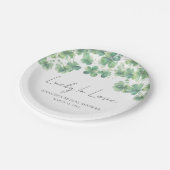 St. Patrick's Day Lucky In Liebe Brautparty Pappteller (Schrägansicht)