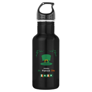 St. Patricks Day Lucky Irish - Funny Lucky Irish Edelstahlflasche