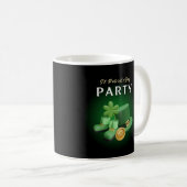 St Patricks Day Lucky Irish - Funny Lucky Irish Kaffeetasse (VorderseiteRechts)
