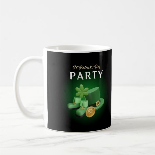 St Patricks Day Lucky Irish - Funny Lucky Irish Kaffeetasse (Links)
