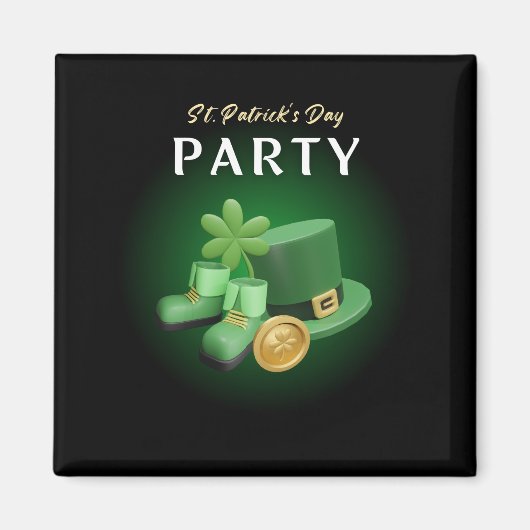 St Patricks Day Lucky Irish - Funny Lucky Irish Magnet (Vorne)