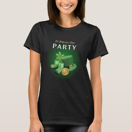St Patricks Day Lucky Irish - Funny Lucky Irish T-Shirt (Vorderseite)