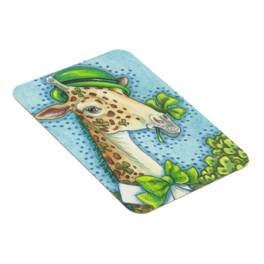 St. Patrick's Day LUCKY IRISH GIRAFFE MAGNET (Rechte Seite)