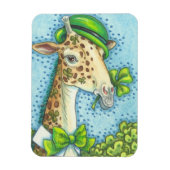 St. Patrick's Day LUCKY IRISH GIRAFFE MAGNET (Vertikal)