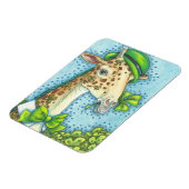 St. Patrick's Day LUCKY IRISH GIRAFFE MAGNET (Linke Seite)