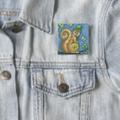 ST. PATRICK'S DAY, LUCKY IRISH SQUIRREL BUTTON Squ (Beispiel)