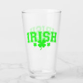 St Patrick's Day Lucky Irish stilvoll Glas (Rückseite)