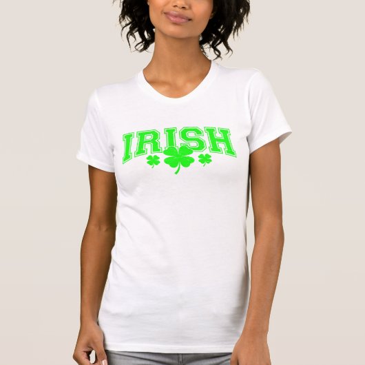 St Patrick's Day Lucky Irish stilvoll T-Shirt (Vorderseite)