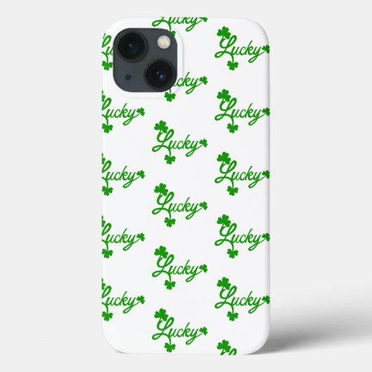 St, Patricks Day Lucky Kleeblatt Grüne Kleeblatt Case-Mate iPhone Hülle (Rückseite)