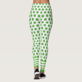 St. Patrick's Day Lucky Kleeblatt Leggings - Festi (Rückseite)