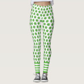 St. Patrick's Day Lucky Kleeblatt Leggings - Festi (Vorderseite)