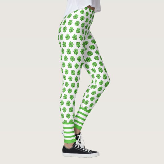 St. Patrick's Day Lucky Kleeblatt Leggings - Festi (Rechts)